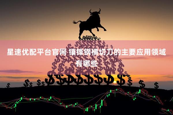 星速优配平台官网 镶锋钢横切刀的主要应用领域有哪些
