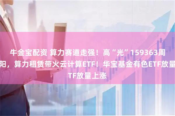 牛金宝配资 算力赛道走强！高“光”159363周线连阳，算力租赁带火云计算ETF！华宝基金有色ETF放量上涨